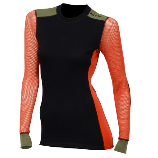 Aclima WoolNet Hybrid ženska majica dugih rukava Crew Neck - Slika 4