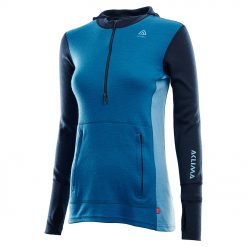 104078-263 Aclima WarmWool ženska hoodie dugih rukava sa zipom bok