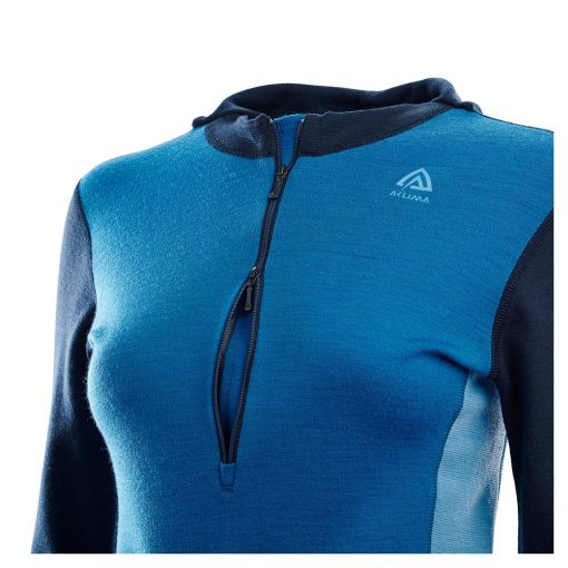 104078-263 Aclima WarmWool ženska hoodie dugih rukava sa zipom detalj