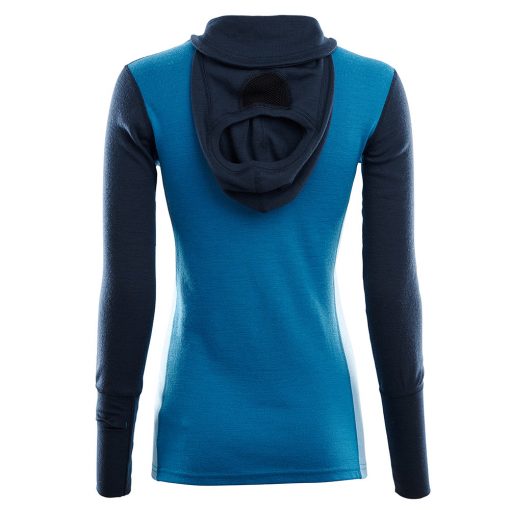 104078-263 Aclima WarmWool ženska hoodie dugih rukava sa zipom zadnja strana