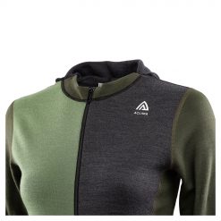 104078-284 Aclima WarmWool ženska hoodie dugih rukava sa zipom detalj