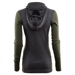 104078-284 Aclima WarmWool ženska hoodie dugih rukava sa zipom zadnja strana