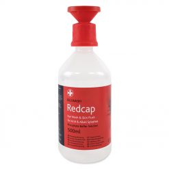 Reliwash Redcap 500 ml fosfatna puferirana otopina za ispiranje očiju s aplikatorom