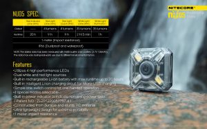 Nitecore NU05 signalna svjetiljka Unimex