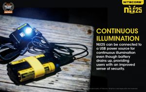 Nitecore NU25 naglavna svjetiljka Unimex
