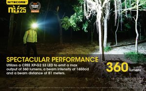 Nitecore NU25 naglavna svjetiljka Unimex
