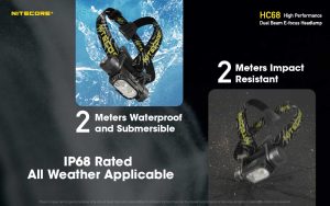 Nitecore HC68 naglavna svjetiljka