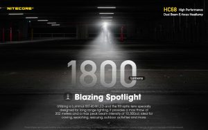 Nitecore HC68 naglavna svjetiljka