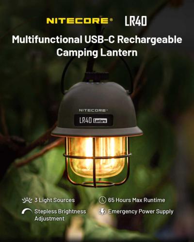 Nitecore LR40 kamping svjetiljka Unimex-Outdoor