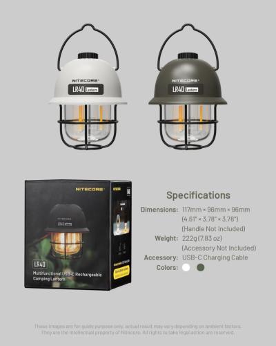 Nitecore LR40 kamping svjetiljka Unimex-Outdoor