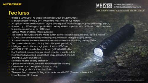 Nitecore MH12SE ručna svjetiljka Unimex
