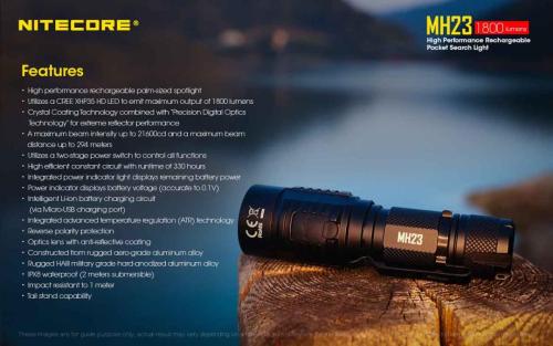 Nitecore MH23 ručna svjetiljka