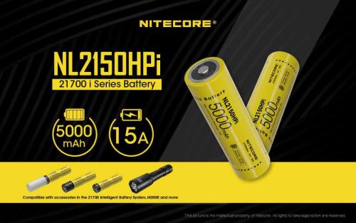 Nitecore NL2150HPi punjiva baterija Unimex