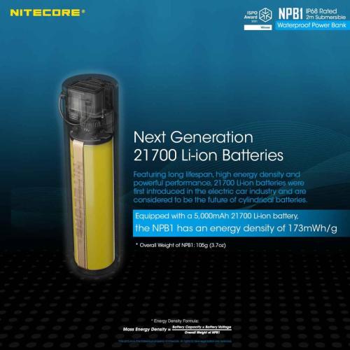 Nitecore NPB1 prijenosna baterija Unimex