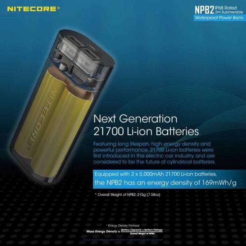 Nitecore NPB2 prijenosna baterija Unimex