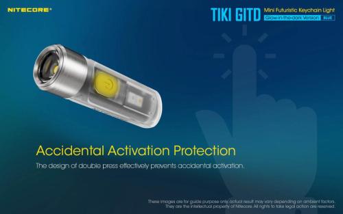 Nitecore TIKI GITD BLUE privjesak svjetiljka Unimex