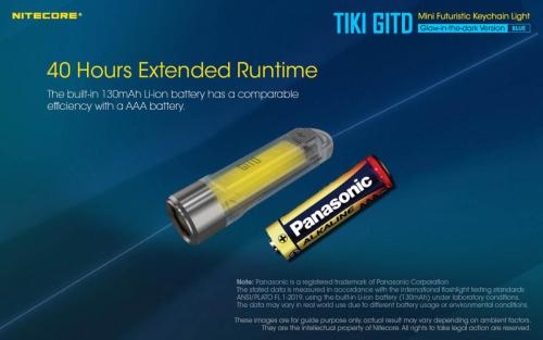 Nitecore TIKI GITD BLUE privjesak svjetiljka Unimex