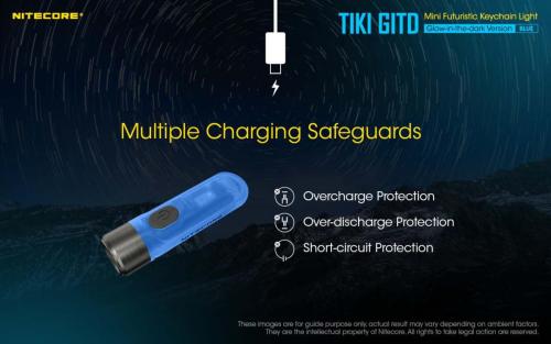 Nitecore TIKI GITD BLUE privjesak svjetiljka Unimex