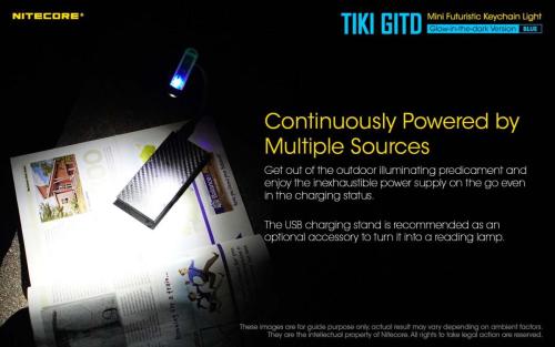Nitecore TIKI GITD BLUE privjesak svjetiljka Unimex