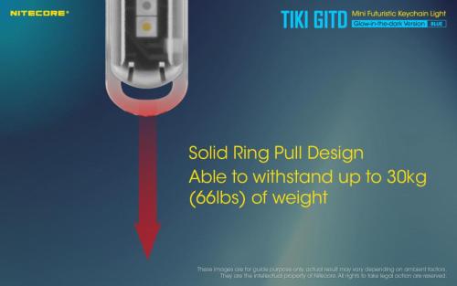 Nitecore TIKI GITD BLUE privjesak svjetiljka Unimex