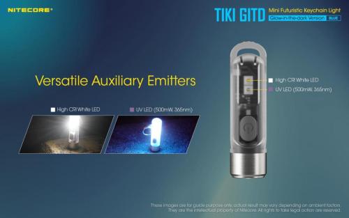 Nitecore TIKI GITD BLUE privjesak svjetiljka Unimex