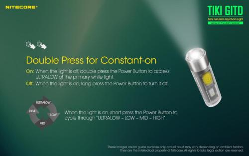 Nitecore TIKI GITD GREEN privjesak svjetiljka Unimex-Outdoor