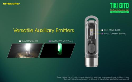 Nitecore TIKI GITD GREEN privjesak svjetiljka Unimex-Outdoor