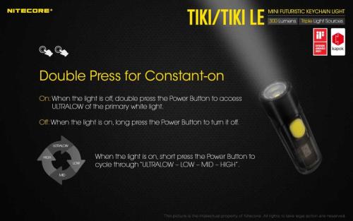 Nitecore TIKI privjesak svjetiljka Unimex