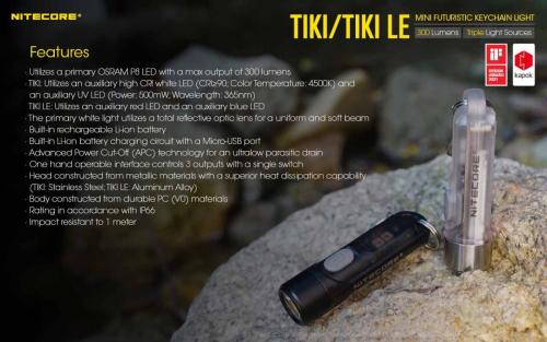 Nitecore TIKI privjesak svjetiljka Unimex