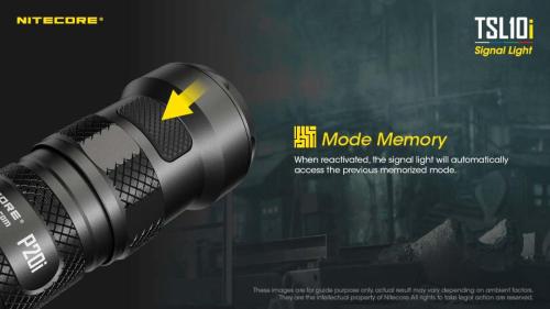 Nitecore TSL10i tail cap dodatak signalno svjetlo Unimex